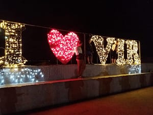 vir horvátország dénár apartmanok éjjel I love Vir